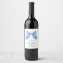 Search for blue striped wine labels Watercolor