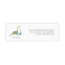 Search for dinosaur return address labels Baby
