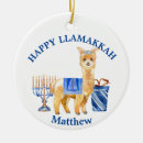Search for funny llama christmas tree decorations Watercolor