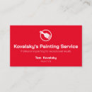 Search for wall painter business cards Brush