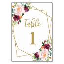 Search for burgundy and blush table cards Pink
