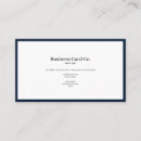 Search for blue border business cards Modern