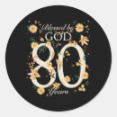 Search for birthday blessing stickers 80 years