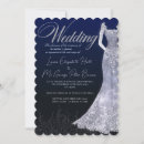 Search for blue swirl pattern 5x7 invitations Damask
