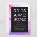 Search for marble 30th birthday invitations Typography