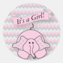 Search for pink and grey elephant stickers For her