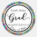 Search for modern graduation stickers Celebration