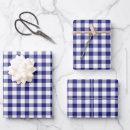 Search for blue and white gingham wrapping paper Birthday