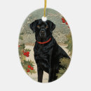 Search for black lab christmas tree decorations Snow