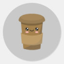 Search for hot chocolate cartoon stickers Kawaii