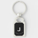 Search for initial charm key rings Monogram monogrammed