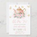 Search for tea cup birthday invitations Garden tea party