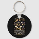 Search for love singing key rings Dance