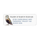 Search for owl return address labels Elegant