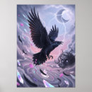 Search for dark crow art posters Mystical