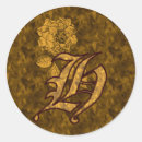 Search for monogram gold letter h stickers Initial