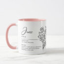 Search for june mugs Birth month flower
