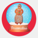 Search for gingerbread brown stickers Red