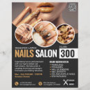 Search for nail salon flyers Gold