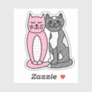 Search for pink cartoon cat stickers Kittens