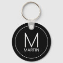 Search for plain black key rings Dad