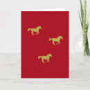 Search for equestrian christmas cards Red