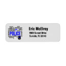 Search for police return address labels Law enforcement