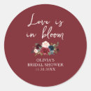 Search for love in bloom stickers Bridal shower