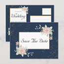 Search for blush pink and gold postcards Navy blue