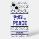 Search for war and peace iphone cases Blue