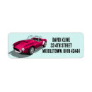 Search for sports car return address labels Classic