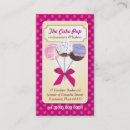 Search for cake pops business cards Treats