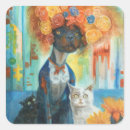 Search for dog friends stickers Black cat