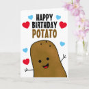 Search for potato birthday cards Cartoon