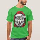 Search for wolf christmas tshirts Cat