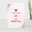 Search for husband mothers day cards Wife