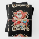 Search for african american santa wrapping paper Xmas