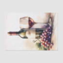 Search for wine bottle tissue paper Watercolor