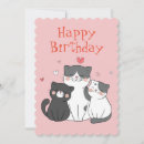 Search for cat birthday cards Minimalist