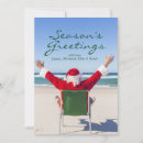 Search for beach santa claus cards Red