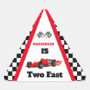 Search for parties triangle stickers For him