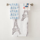 Search for paris bath towels Watercolor