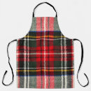 Search for scottish tartan aprons Red