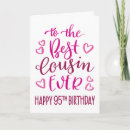 Search for 95th birthday cards Pink