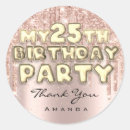 Search for 25th stickers Glitter