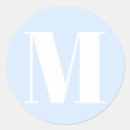 Search for light blue and white stickers Initial