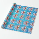 Search for surfing santa wrapping paper Festive