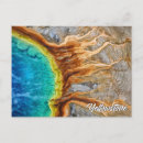 Search for prismatic postcards Yellowstone national park