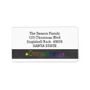 Search for blessed return address labels Christmas blessings