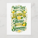 Search for throw postcards Typography